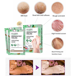 <span class=keywords><strong>Masque</strong></span> exfoliant pour les <span class=keywords><strong>pieds</strong></span> à base de plantes biologiques Guanjing, 2 pièces, <span class=keywords><strong>gommage</strong></span> hydratant, élimine les cellules mortes, pour femmes, approvisionnement OEM - Product Image 3