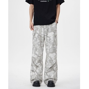 Jeans da uomo con cuciture a vista, vestibilità rilassata, in denim, forniture all'ingrosso - Product Image 2