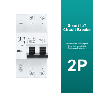 1/<span class=keywords><strong>2</strong></span>/<span class=keywords><strong>3</strong></span>/4P Intelligente miniatuur stroomonderbreker Plastic aardlekbeveiliging 6kA Smart <span class=keywords><strong>IoT</strong></span> Lokale automatische besturing op afstand - Product Image 3