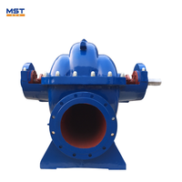 Mesin Diesel casing pemisah pompa air 22 hp permukaan sentrifugal untuk irigasi