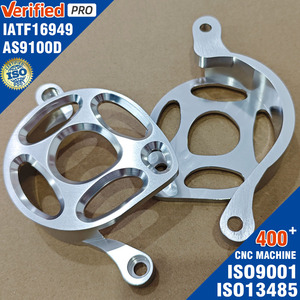 CNCカスタム加工によるソリッドビレット6061アルミニウム製ベルトスプロケットカバー |   サーロン LBX & E-Ride Pro - Product Image 1