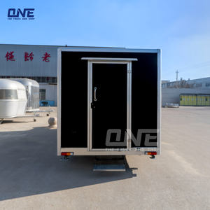 عربة طعام متنقلة من الألومنيوم والألياف الزجاجية بطول 20 قدمًا لبيع الهوت دوج والآيس كريم والوجبات الخفيفة - Product Image 2