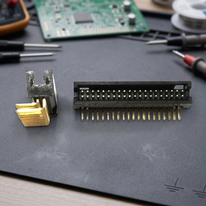 Conector de Caja en Ángulo Recto DIP de Doble Fila con Paso de 1.27mm, Carcasa de PA6T y Acabado de Estaño/Oro, Retardante de Llama UL94V-0 para Electrónica - Product Image 2