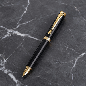 Stylo plume d'affaires en métal de haute qualité de luxe avec logo stylo de calligraphie pour hommes stylo personnalisé pour cadeaux promotionnels d'entreprise - Product Image 4