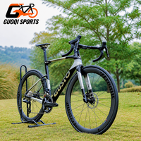 Vélo de course sur route GUSTO, vélo de course professionnel, cyclisme longue distance, 12 vitesses, changement de vitesse électronique, frein à disque en carbone