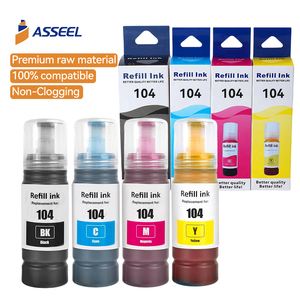 <span class=keywords><strong>Encre</strong></span> compatible pour imprimante <span class=keywords><strong>EPSON</strong></span> ET-2710/2720/2726/2711/4700, <span class=keywords><strong>encre</strong></span> à colorants <span class=keywords><strong>104</strong></span> - Product Image 1