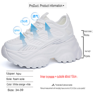 2024 proveedores personalizados, zapatillas gruesas y cómodas de punto para mujer, zapatillas informales para caminar y correr para verano e invierno - Product Image 3