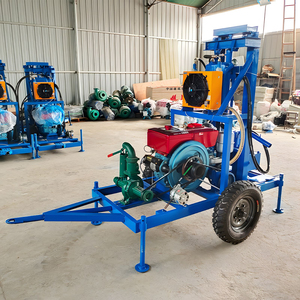 Mesin Rig bor sumur air Mini portabel pertanian otomatis 100M Manual