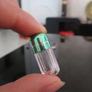 <strong>Small</strong> <strong>Plastic</strong> <strong>Bottle</strong> Empty Pill Capsule <strong>Bottle</strong> with Aluminum Cap - Product Image 2