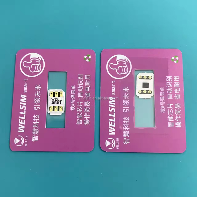 WellSim Pro Mobile Sim Card  with QPE for 6S/SE/7/8/X/XR/XSM/11/12PM/13/14PM/15pro/15promax to 16 Promax