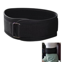 Ceinture de musculation réglable avec logo personnalisé, design incurvé rembourré et durable pour la musculation en salle de sport, entraînement et soutien lombaire.