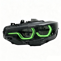 Lampu Depan SJC RGB untuk BMW Seri 4 F32 2013-2019 Kontrol Warna yang Dapat Diubah via Aplikasi, Produsen untuk Distributor Dengan Basis Berwarna Asap