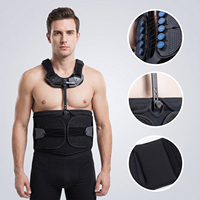 Orthèse dorsale réglable OEM, orthèse thoraco-lumbosacrée, support rigide de la colonne vertébrale, stabilisation thoracique lombaire après blessure, récupération