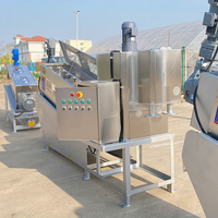 Équipement de séparation solide-liquide 220V – Presse à vis volute pour la déshydratation des boues avec moteur comme composant central
