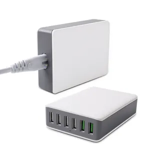 USB Chargeur 60W 12A 4 5 6 Ports USB De Bureau Station De Charge avec Plusieurs Ports pour iPhone iPad Galaxy Tablette Huawei