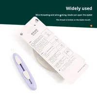 Nouvel Enfile-aiguille et Découseur Portable 2-en-1 pour Personnes Âgées, Outil de Couture Manuel, Pique-fil Multifonction en Plastique