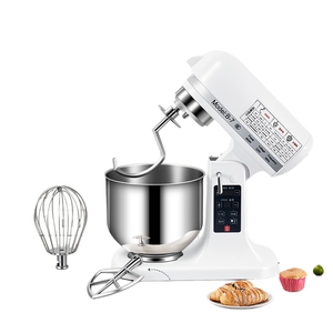 Batteur sur socle électrique commercial 7L/12L 220V, multi-vitesses, bol en acier inoxydable, design compact, pour pétrir la pâte, la crème, utilisation en boulangerie - Product Image 2