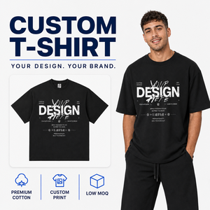 Camiseta de Algodón para Hombre, Estilo Hip Hop, Informal, Transpirable, Suave, Cómoda para el Verano, Tallas Grandes, 300gsm 260gsm, Directo de Fábrica - Product Image 4
