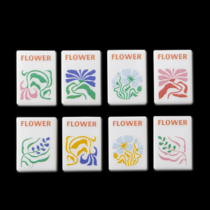 2026 Más Vendido Lujoso Juego de Fichas de Mahjong Americano de Acrílico de 160 Piezas con Tapete, Juego de Mahjong, Regalos de Casino, Entretenimiento - Product Image 4