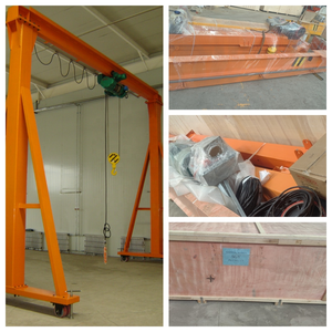 पोर्टेबल उठाने वाली छोटी क्षमता इलेक्ट्रिक गैन्ट्री क्रेन 1 टन 2टन 5 टन 7 टन 10 टन इलेक्ट्रिक गैन्ट्री क्रेन - Product Image 3