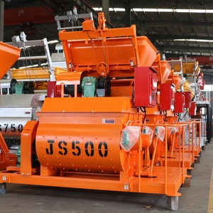 เครื่องผสมคอนกรีตบังคับแบบ Js500สำหรับสถานีผลิตคอนกรีตซีเมนต์ - Product Image 4