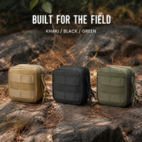 Petite trousse de premiers soins légère en tissu Oxford pour outils EDC, kit de survie d'urgence, utilisation à domicile/en voiture/en extérieur, option de logo personnalisé