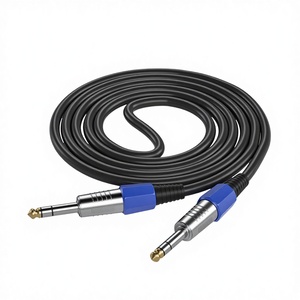 Cavo Audio a Due Canali da 65mm Maschio-Maschio in Rame Senza Ossigeno per <span class=keywords><strong>Amplificatore</strong></span> Chitarra, Mixer, Registrazione Binaurale, Scheda Audio - Product Image 1