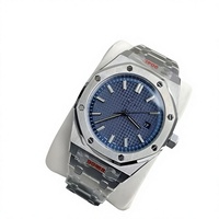 Best-seller transfrontalier Aijia Charm Montre mécanique à aiguilles lumineuse en acier inoxydable, boîtier 41 mm, Série 15500