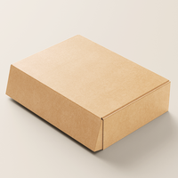 Boîte d'expédition d'expédition imprimée de logo personnalisé 32ECT écologique et dégradable de haute qualité avec mat vanish