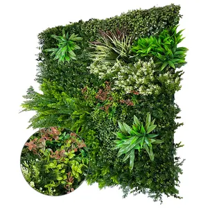 Vertical Plant Wall Indoor Decoration Artificial Greenery Grass Wall Backdrop Decoration