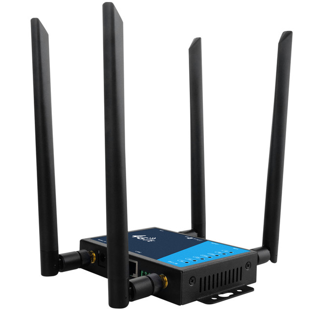 PIX-LINK Industrial 4G LTE Removable Antenna SIM Card Slot External Antenna Mobile Wireless WiFi Router Modem 4 Antennas
