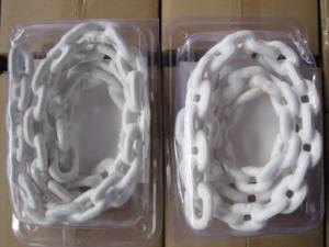 צבעוני <span class=keywords><strong>PVC</strong></span> מצופה עוגן שרשרת פלסטיק ציפוי שרשרת - Product Image 4