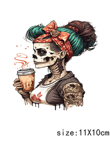 LETOP 1 Uds personajes de terror de Halloween películas amigos UV para DTF pegatina de transferencia para taza de vidrio de 16OZ respetuoso con el medio ambiente personalizado - Product Image 5