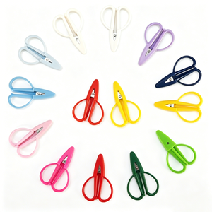 Forbici Tascabili Rosse, Rosa, Viola, Blu, Verdi, Gialle, Mini Forbici Super Snips con Copertura in Silicone per Accessori da Cucito - Product Image 1