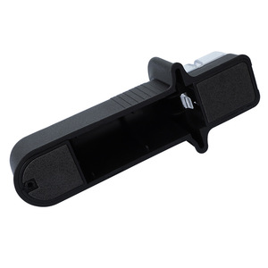 Aiguiseur de couteaux portable avec meule en céramique amovible et lavable, 2 fentes d'affûtage et couvercle de protection ouvrable - Product Image 4