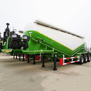 รถเทรลเลอร์ถังเก็บผงซีเมนต์แห้งขนถ่ายแป้งรูปร่าง V <span class=keywords><strong>40</strong></span>ซีบีเอ็ม - Product Image 1