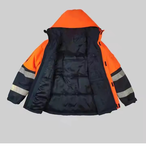 Vêtements de sécurité réfléchissants de haute qualité, vêtements de travail personnalisés, vendus en gros à partir de combinaisons de sécurité haute visibilité fournies par l'usine - Product Image 3