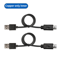 Cable Micro USB de Fábrica Directa, Carga Rápida 2A, Conductor de Cobre Puro, Revestimiento de PVC para S7/S6 Edge, Note 5, PS4, Kindle Fire, Computadora