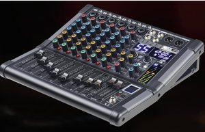 Mezclador de potencia profesional de 4/6/8 canales Bluilt-in Class AB 170W amplificador 99dsp + <span class=keywords><strong>MP3</strong></span> ++ controlador de <span class=keywords><strong>Dj</strong></span> de grabación de computadora - Product Image 4