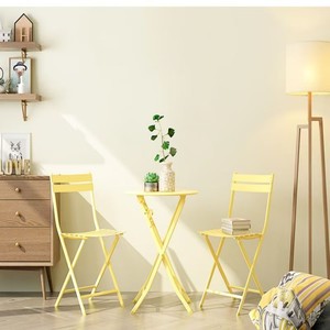 Ensemble <span class=keywords><strong>table</strong></span> et chaises de balcon <span class=keywords><strong>table</strong></span> et chaise d'extérieur pliantes imperméables en <span class=keywords><strong>fer</strong></span> forgé terrasse loisirs <span class=keywords><strong>table</strong></span> et chaise de cour - Product Image 5
