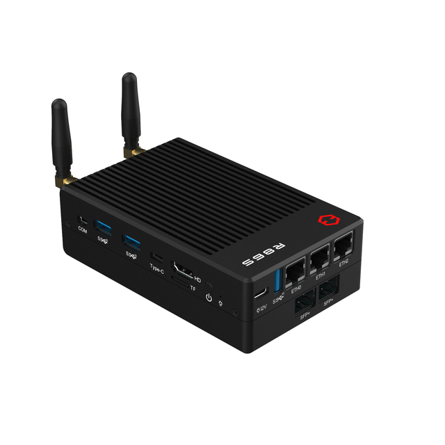 Gowin R86S-N305A Firewall Router All in One  Mini PC With Intel N100/N305 16GB 32GB  Ram 2*10G SFP+ 3*2.5GbE Pfsense Appliance