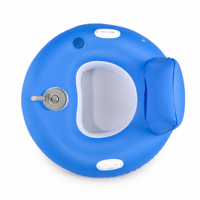 Fauteuil flottant électrique gonflable avec télécommande et direction à 360 degrés en PVC pour piscine et lac