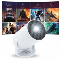 Nouveau projecteur mini HY300 2026 720P Android 11 intelligent avec correction automatique, mini home cinéma LCD portable pour films