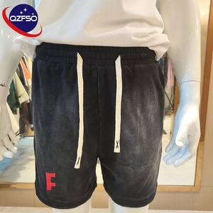 QZFSO Custom Pants High Quality Washed Sun Faded Heavyweight <b>Jogging</b> Vintage Distressed Streetwear Acid Washed <b>Shorts</b> for <b>Man</b> - Product Image 1