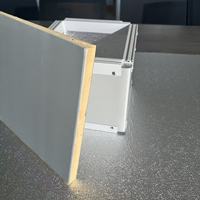 Panneau en mousse phénolique modifiée en acier coloré double face pour conduits CVC, conception OEM et sur mesure disponible avec support technique