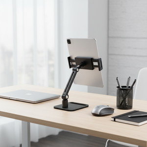 Support pliable PROYOU pour iPhone et iPad, support de bureau pour téléphone portable et tablette, support de tablette portable réglable, support de tablette pliable pour bureau - Product Image 1