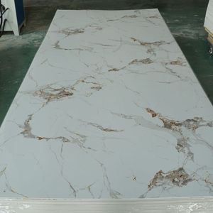 Chất lượng cao PVC tấm đá cẩm thạch chống ẩm tường trang trí với kết thúc bóng và kết cấu đá cẩm thạch thanh lịch - Product Image 4