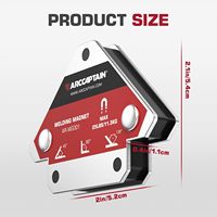 Aimants de soudage ARCCAPTAIN, 4 pièces, 25 LB, support magnétique de soudage, accessoires de soudage