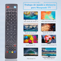 Remplacement universel pour toutes les télécommandes Technika TV, également compatible avec les téléviseurs Technika/Blaupunkt LCD LED 3D HD PVR