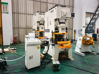 Máquina de Perfuração Pneumática de 45 Toneladas, Linha de Perfuração Automática, Equipamento de Estampagem de Metal